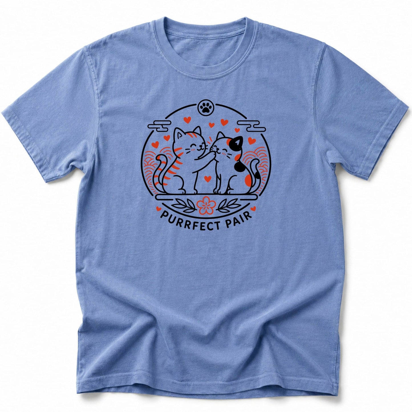 Purrfect Pair T-Shirt Blue Jean / S 16752179706924521595 T-Shirt