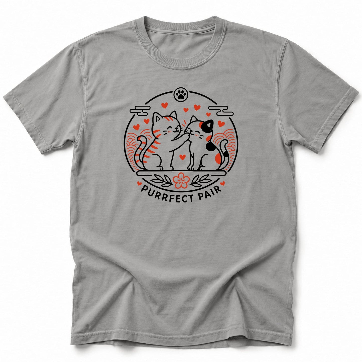 Purrfect Pair T-Shirt Grey / S 15940124390084829753 T-Shirt