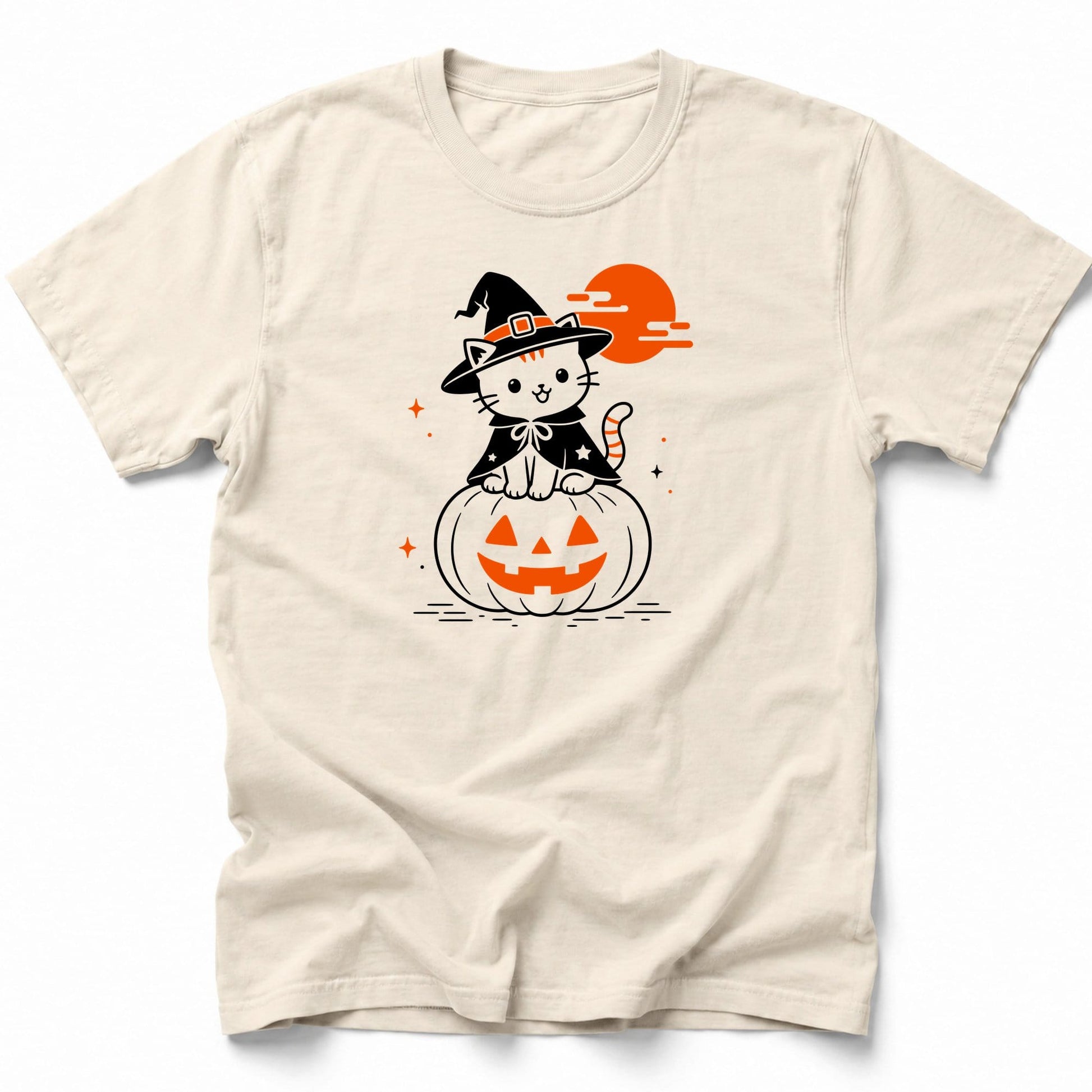 Purrfect Pumpkin T-Shirt Ivory / S 17798119366559179102 T-Shirt