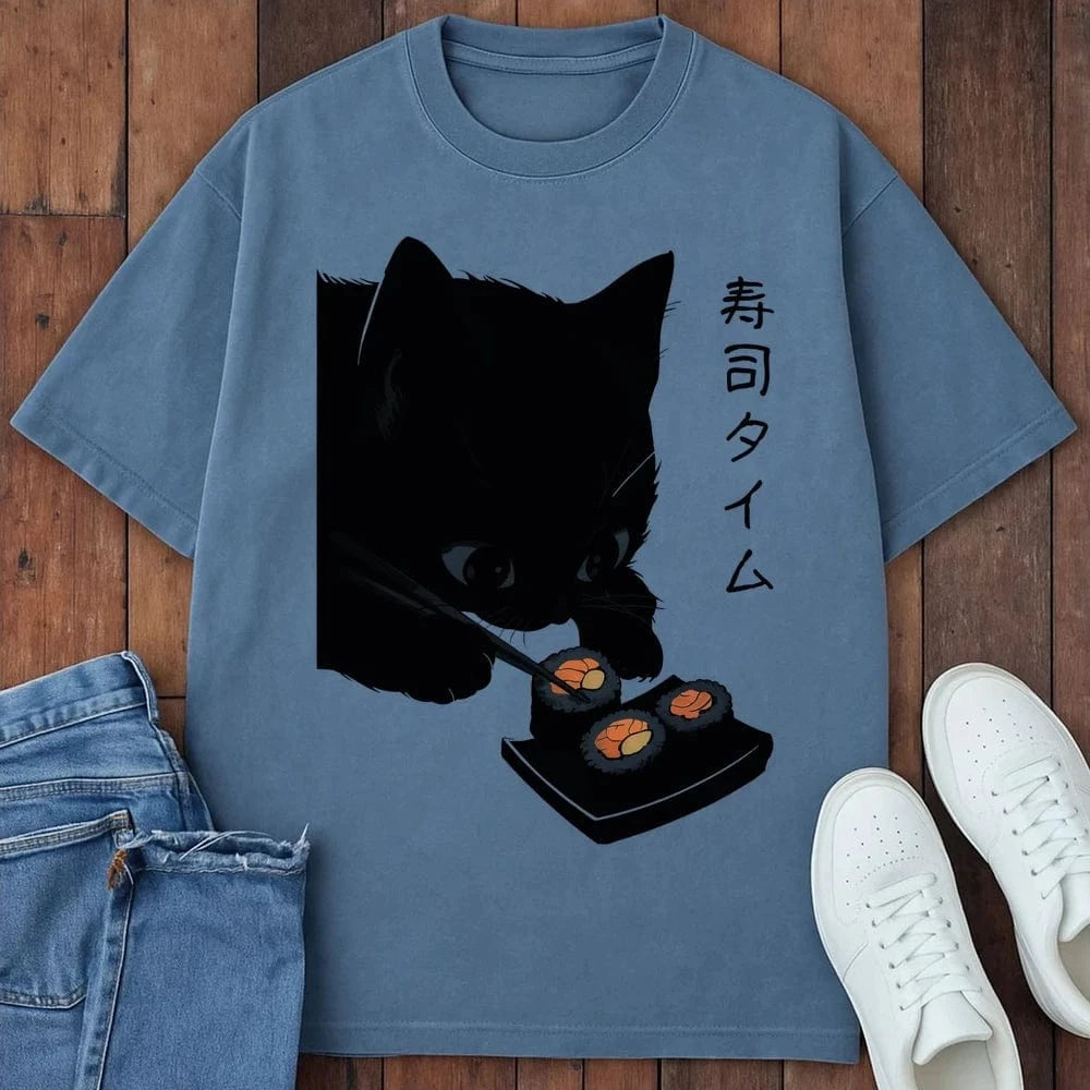 Purrfect Rolls T-Shirt Blue Jean / S 54077261070315129531 T-Shirt