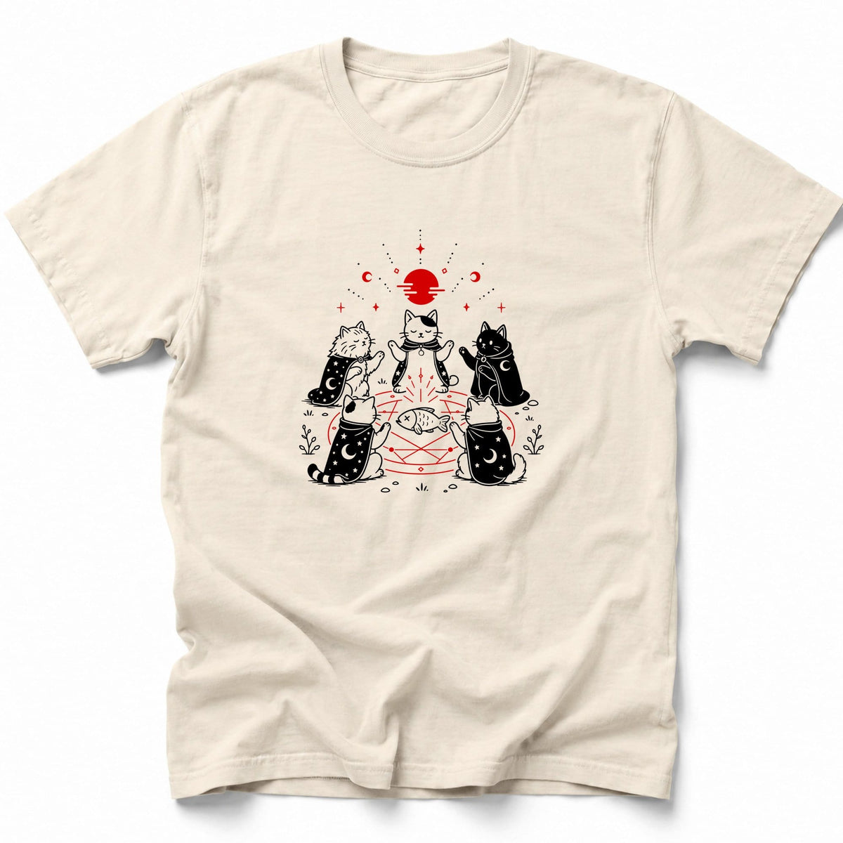 Purrfect Sacrifice T-Shirt Ivory / S 11921385486380781024 T-Shirt