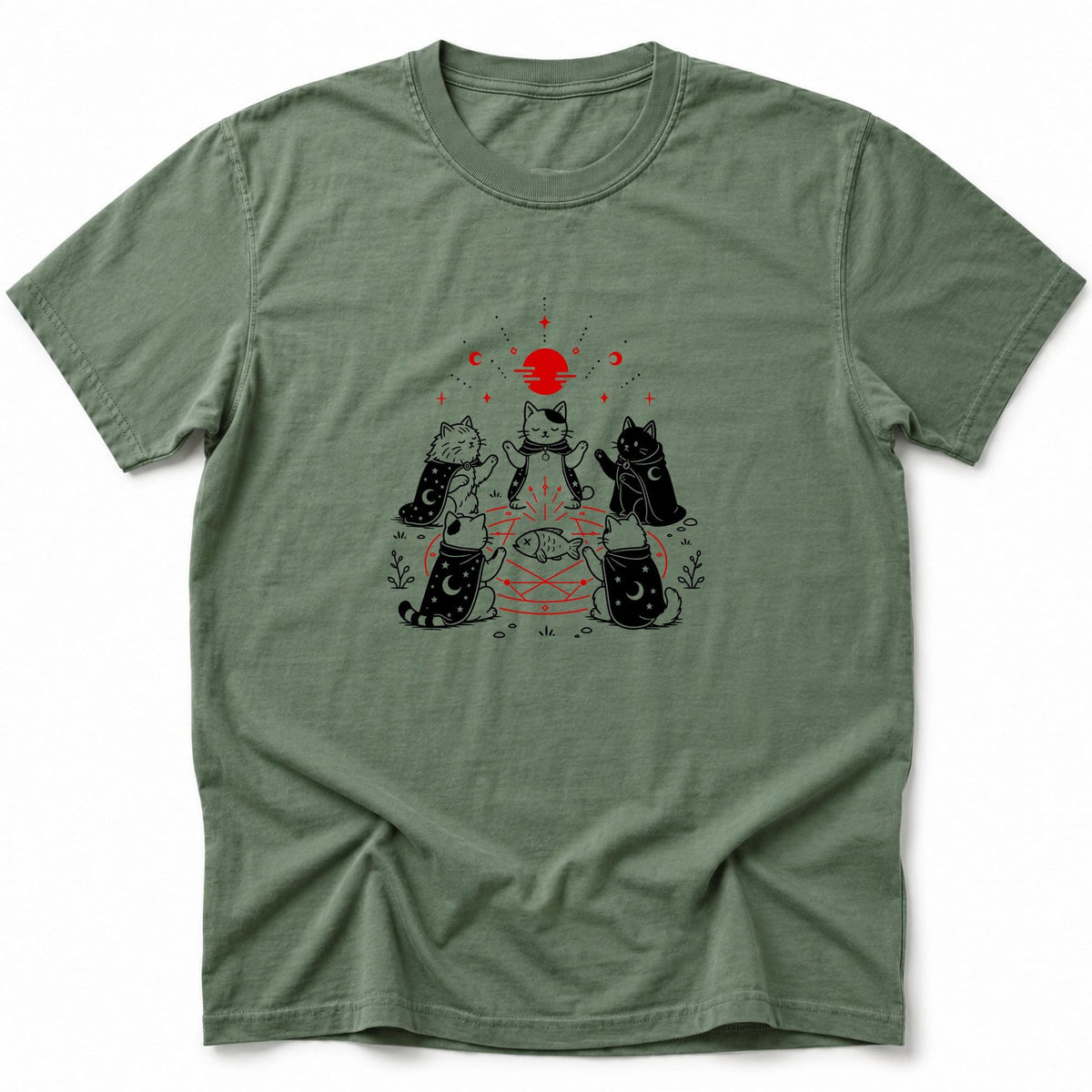 Purrfect Sacrifice T-Shirt Moss / S 28962665801140265668 T-Shirt