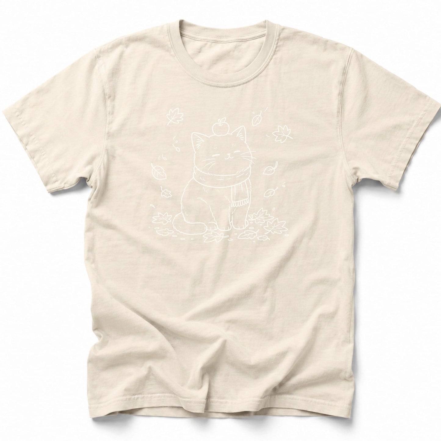 Purrfectly Autumn T-Shirt Ivory / S 30901674015385707468 T-Shirt