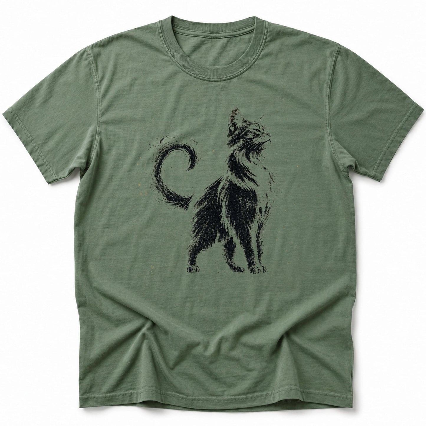 Purrfectly Inked 2 T-Shirt Moss / S 98943279284031300045 T-Shirt