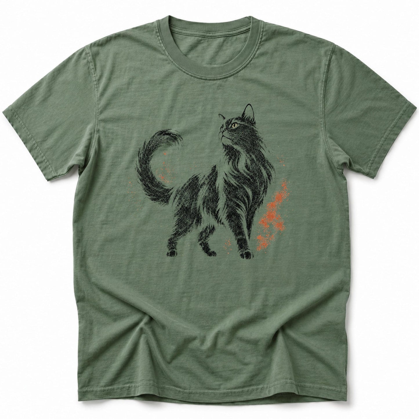 Purrfectly Inked 3 T-Shirt Moss / S 11281833167382870412 T-Shirt