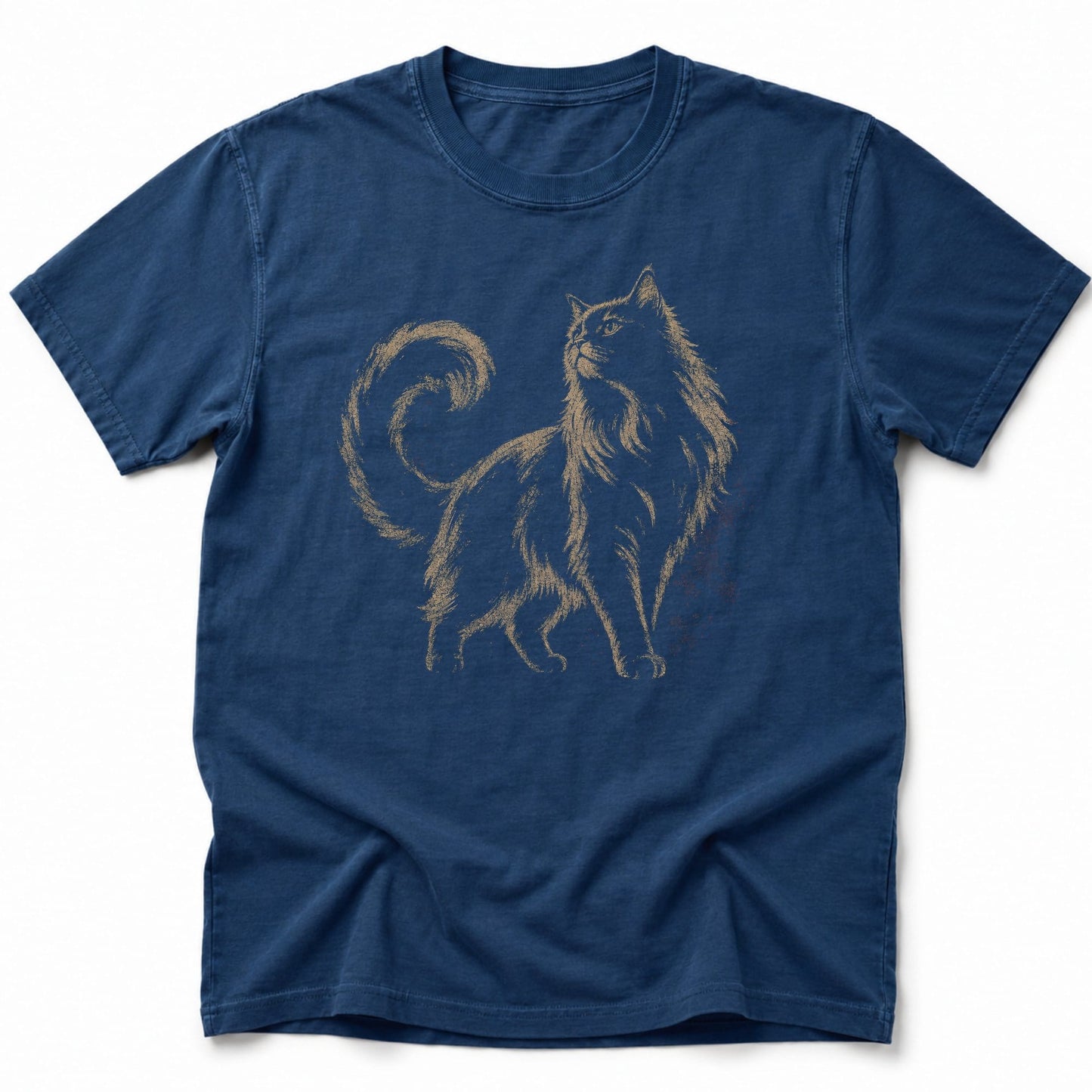 Purrfectly Inked 3 T-Shirt Navy / S 26381985807215654707 T-Shirt