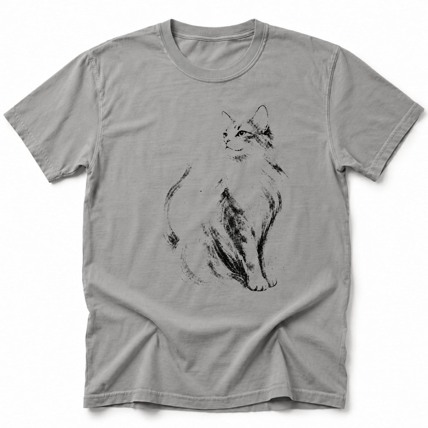 Purrfectly Inked T-Shirt Grey / S 48841471852123844559 T-Shirt