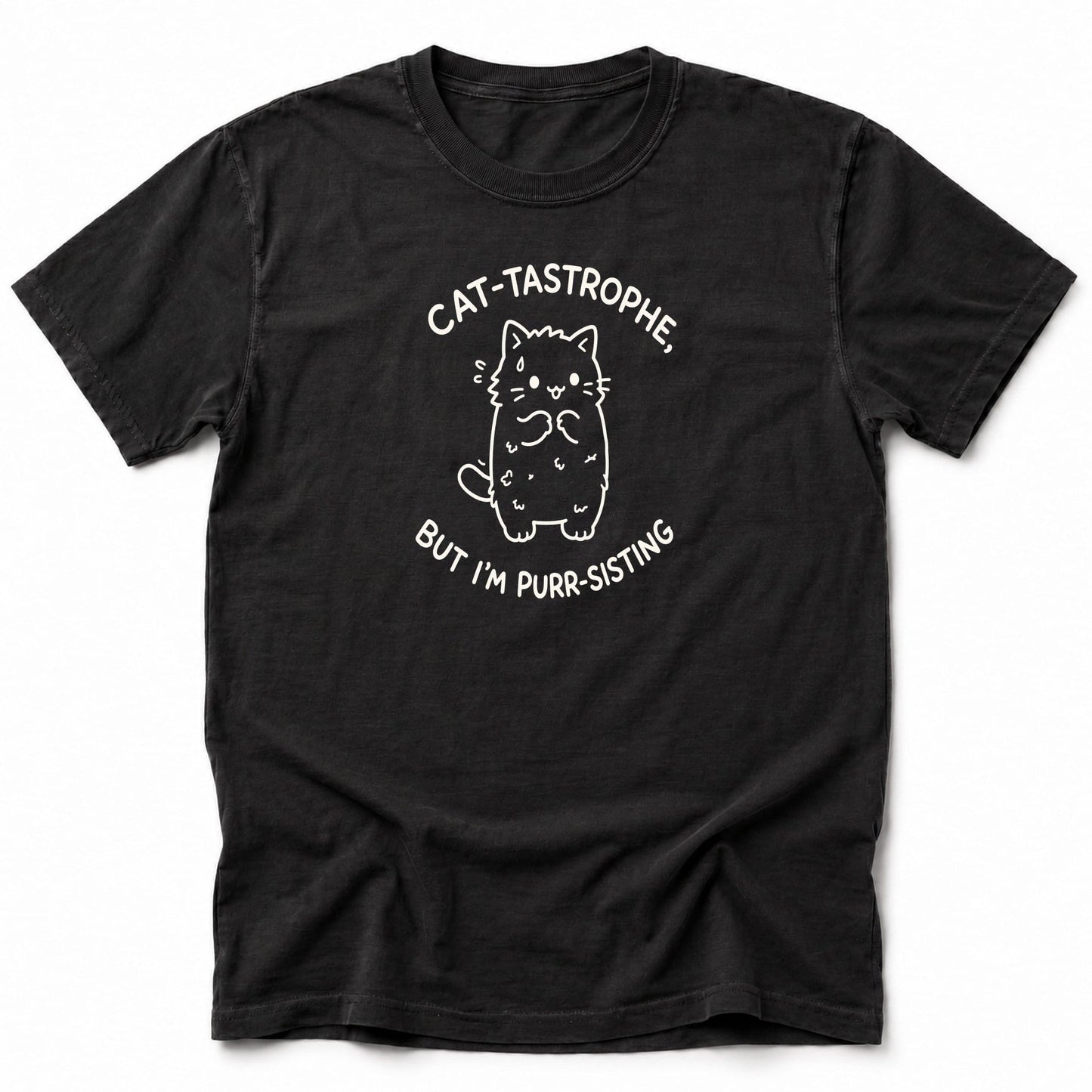 Purrsisting T-Shirt Black / S 10999609662233160488 T-Shirt