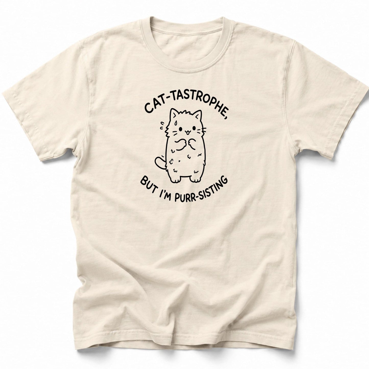 Purrsisting T-Shirt Ivory / S 13766037468168836780 T-Shirt