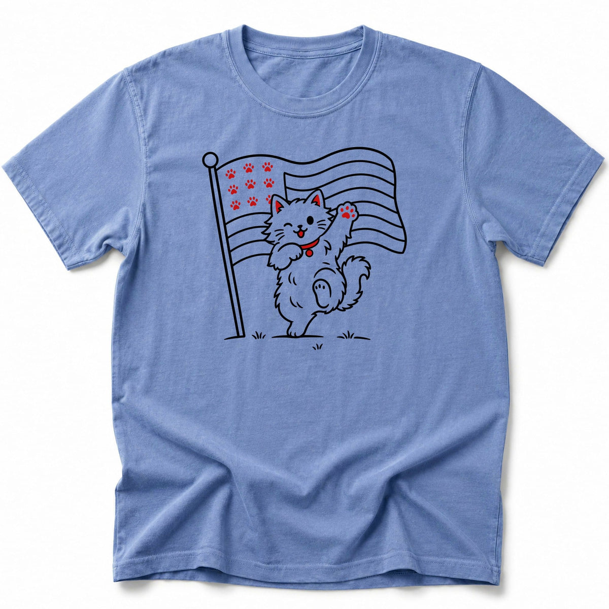 Purrtriotic Dance T-Shirt Blue Jean / S 30936815187617228038 T-Shirt