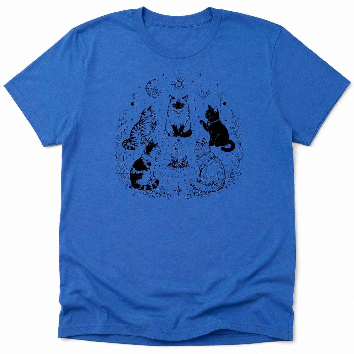Purrvoyance Everyday Softstyle Tee Heather Royal / S 68008921642568035203 T-Shirt