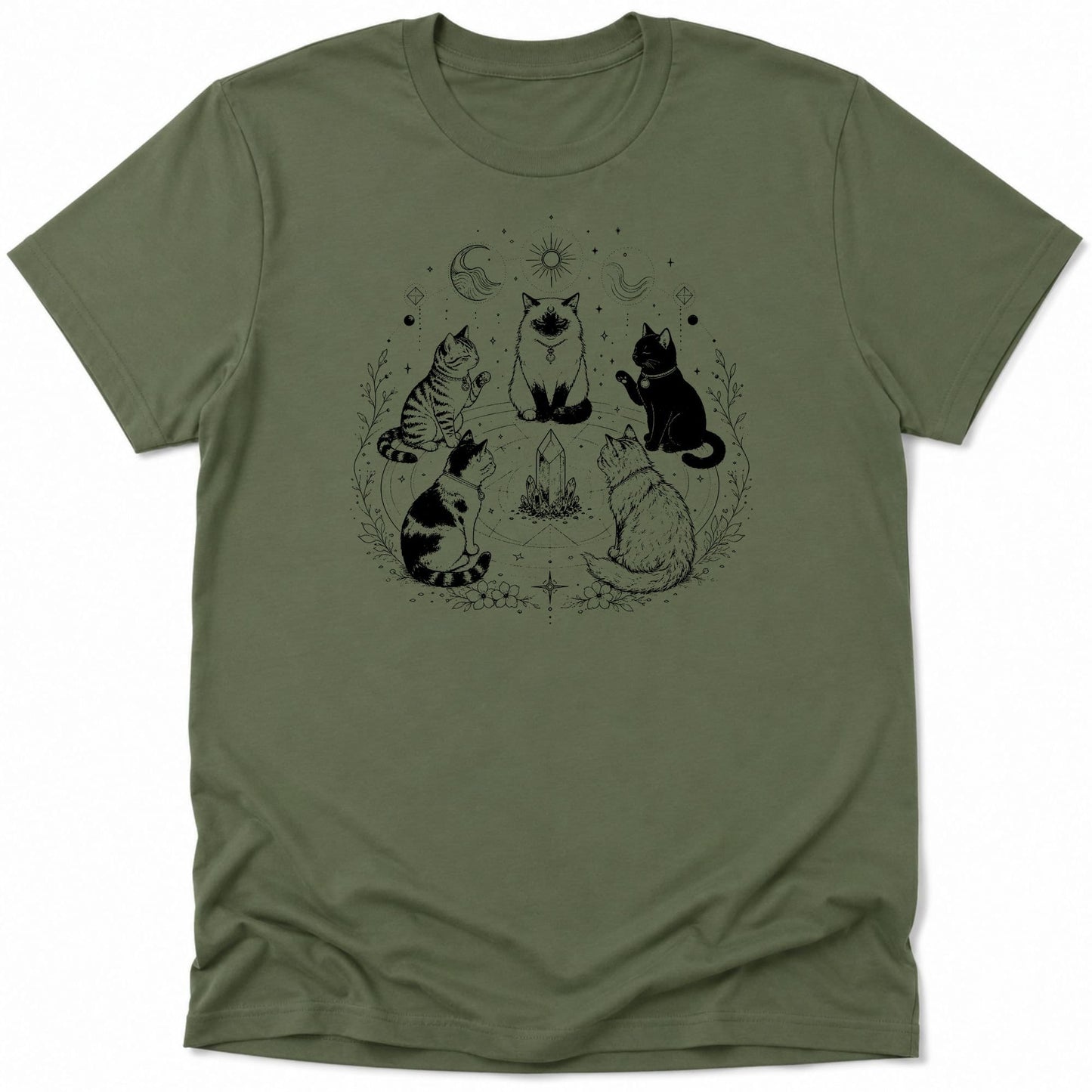 Purrvoyance Everyday Softstyle Tee Military Green / S 68394709173928372509 T-Shirt