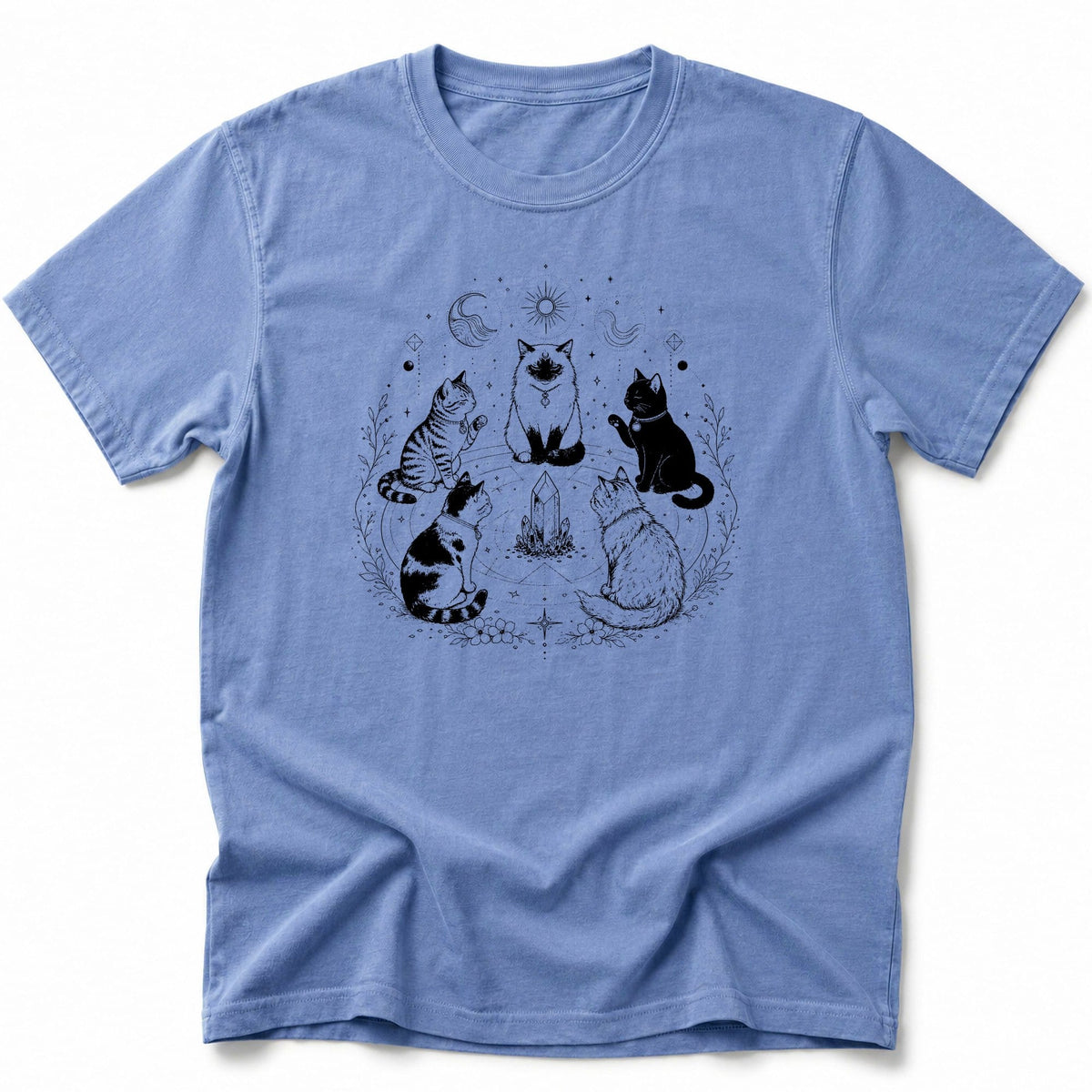 Purrvoyance T-Shirt Blue Jean / S 11196709521930426092 T-Shirt