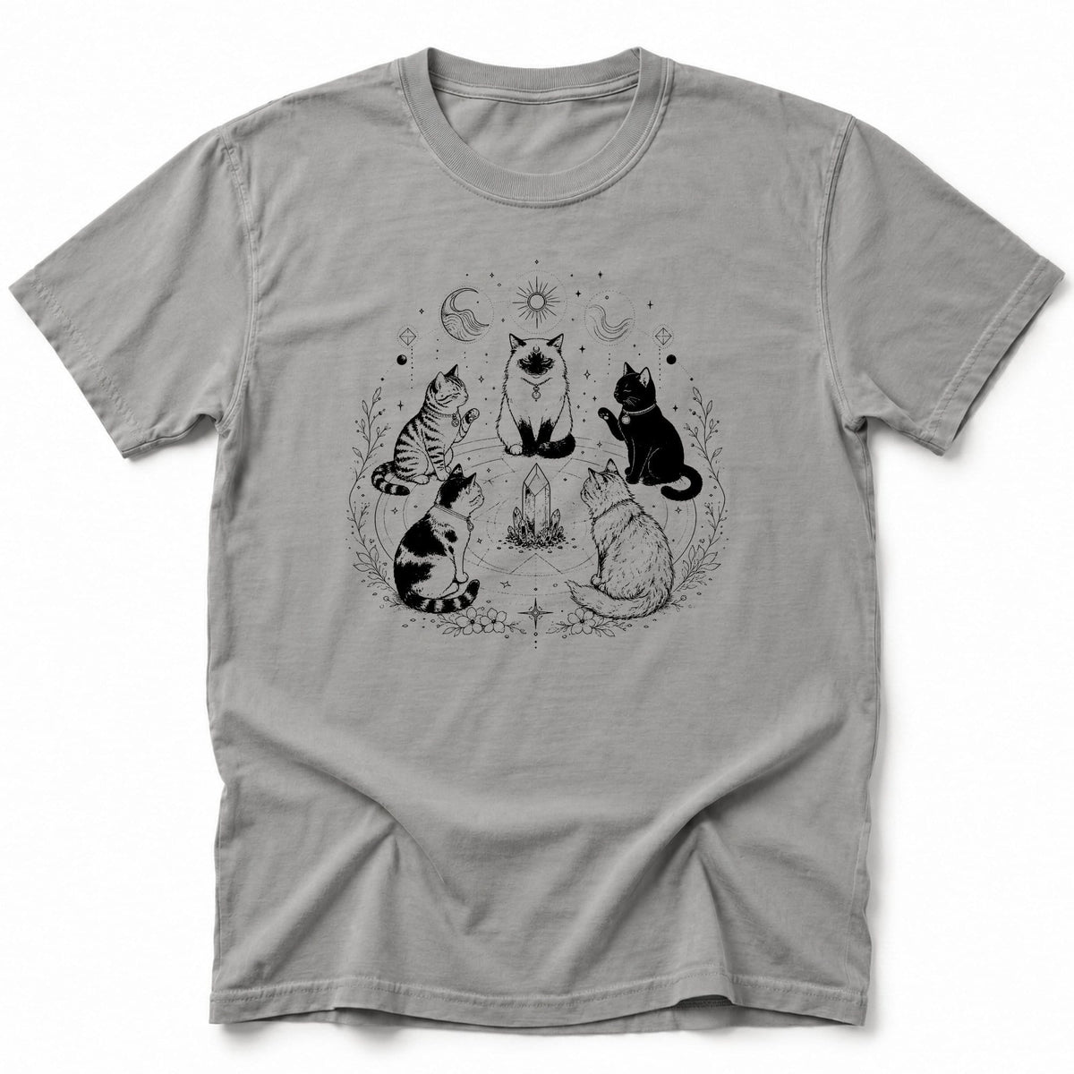 Purrvoyance T-Shirt Grey / S 13336339904383379313 T-Shirt