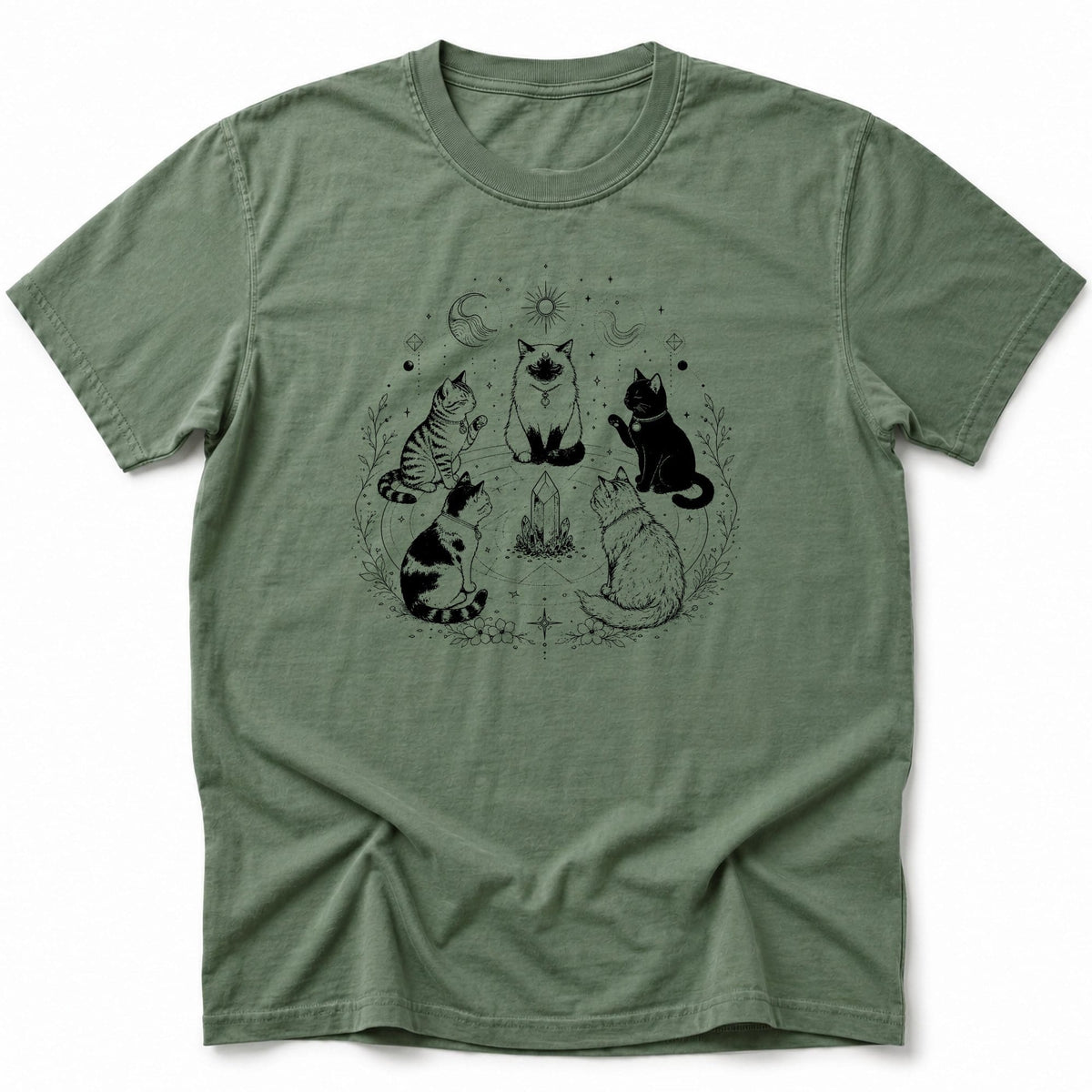 Purrvoyance T-Shirt Moss / S 21678497954897447065 T-Shirt