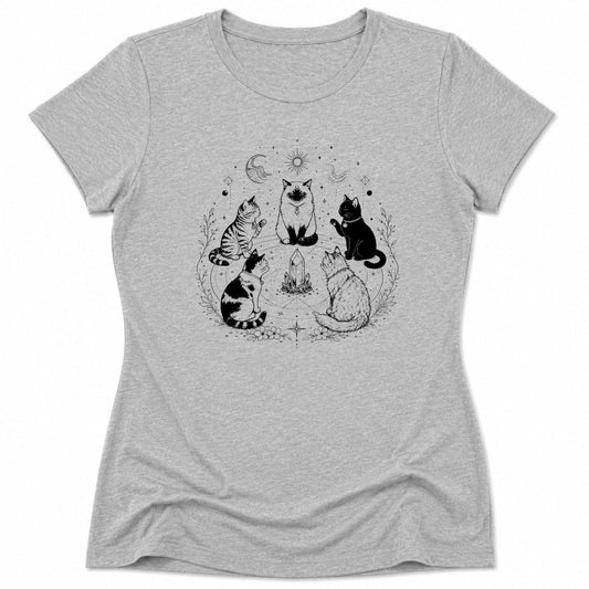 Purrvoyance Womens Tee S / Athletic Heather 57779394070182466889 T-Shirt