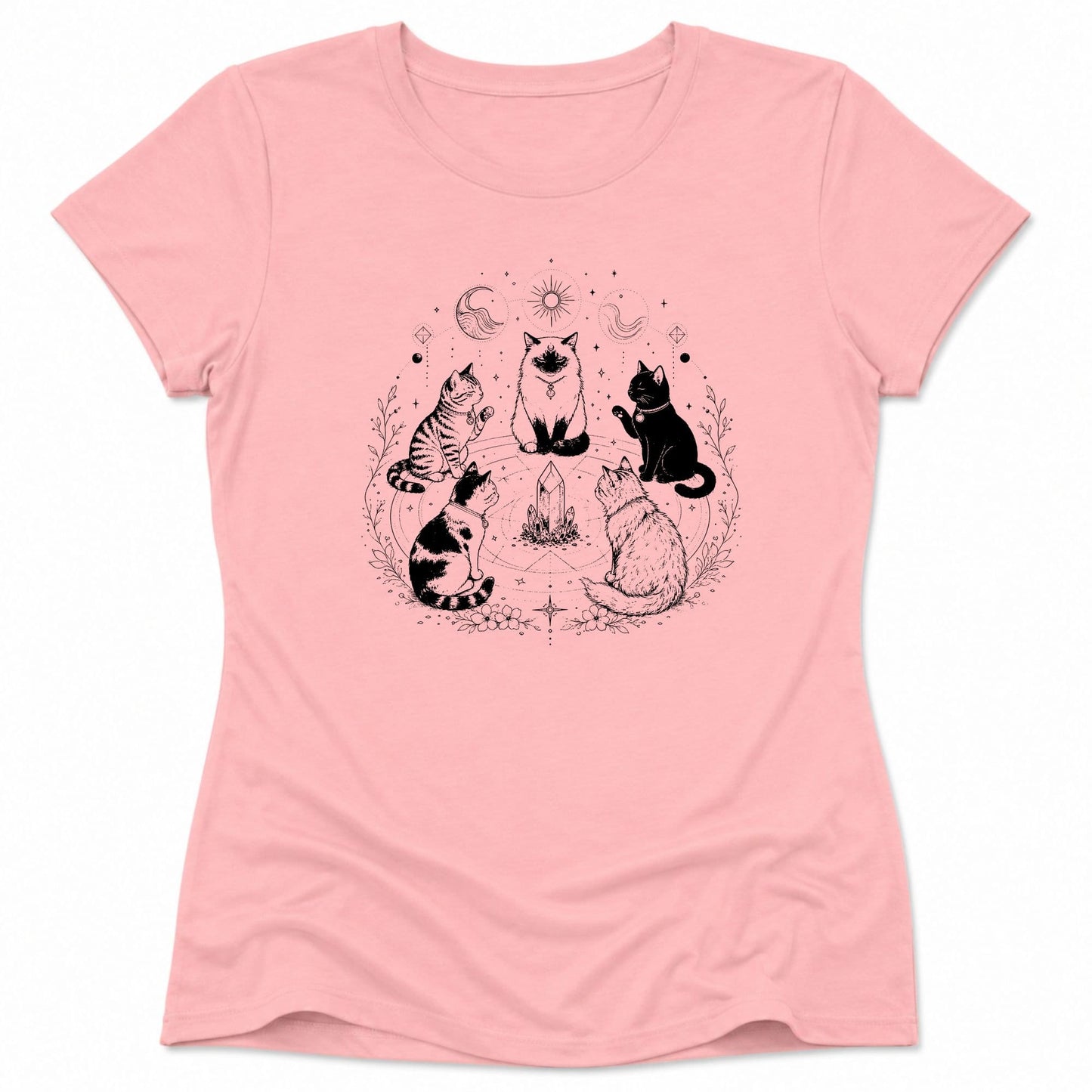 Purrvoyance Womens Tee S / Pink 18520835556116487683 T-Shirt