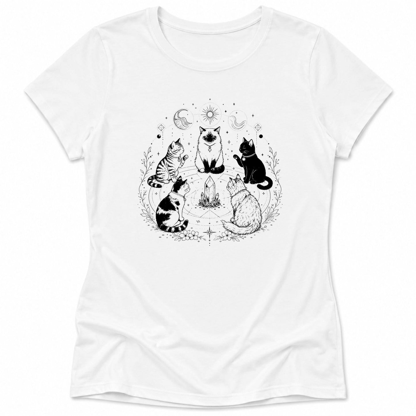 Purrvoyance Womens Tee S / White 82607134299995235839 T-Shirt