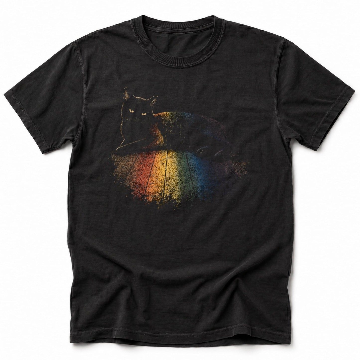 Rainbow Drift T-Shirt Black / S 21105687605563336997 T-Shirt