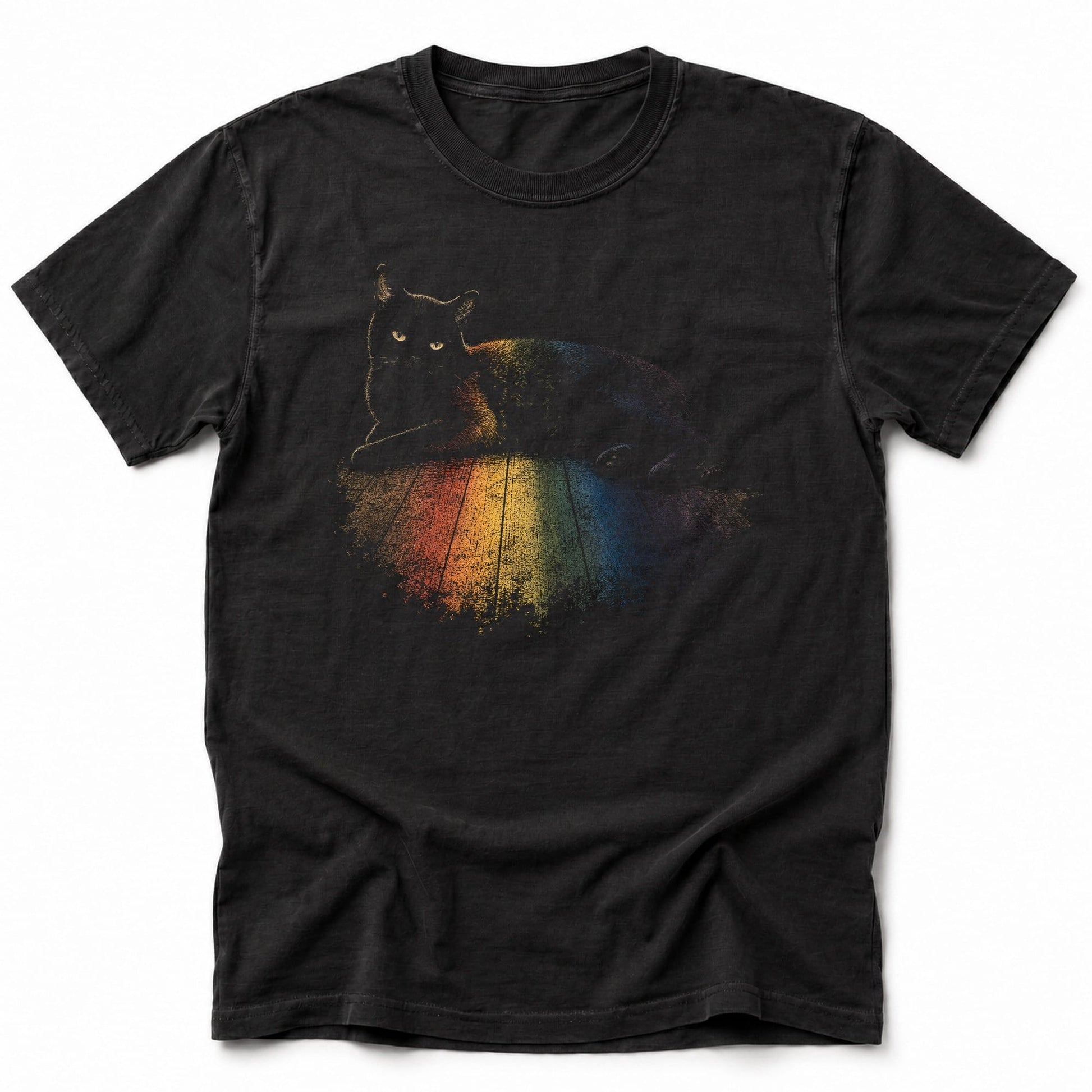 Rainbow Drift T-Shirt Black / S 21105687605563336997 T-Shirt