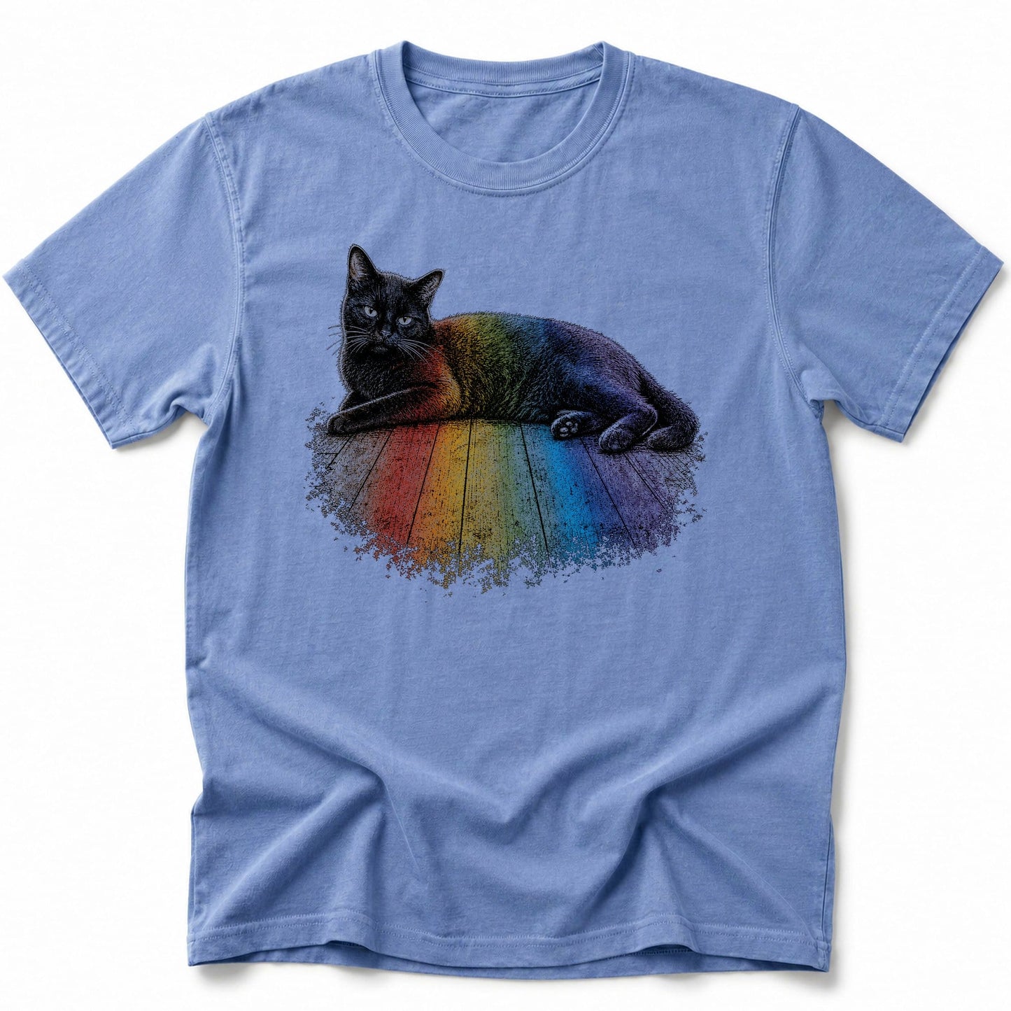 Rainbow Drift T-Shirt Blue Jean / S 16850467343900649793 T-Shirt