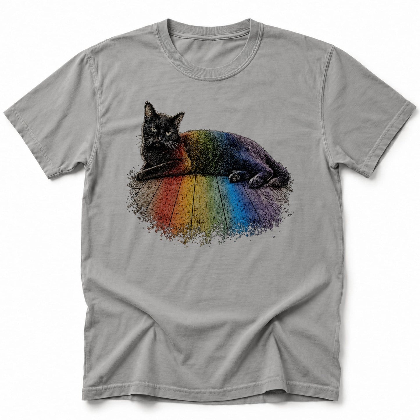 Rainbow Drift T-Shirt Grey / S 81327967305096761211 T-Shirt
