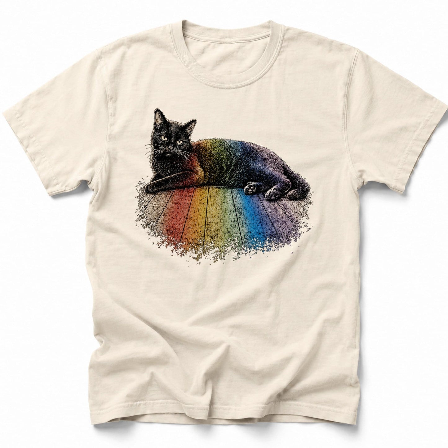 Rainbow Drift T-Shirt Ivory / S 95220098774648148455 T-Shirt