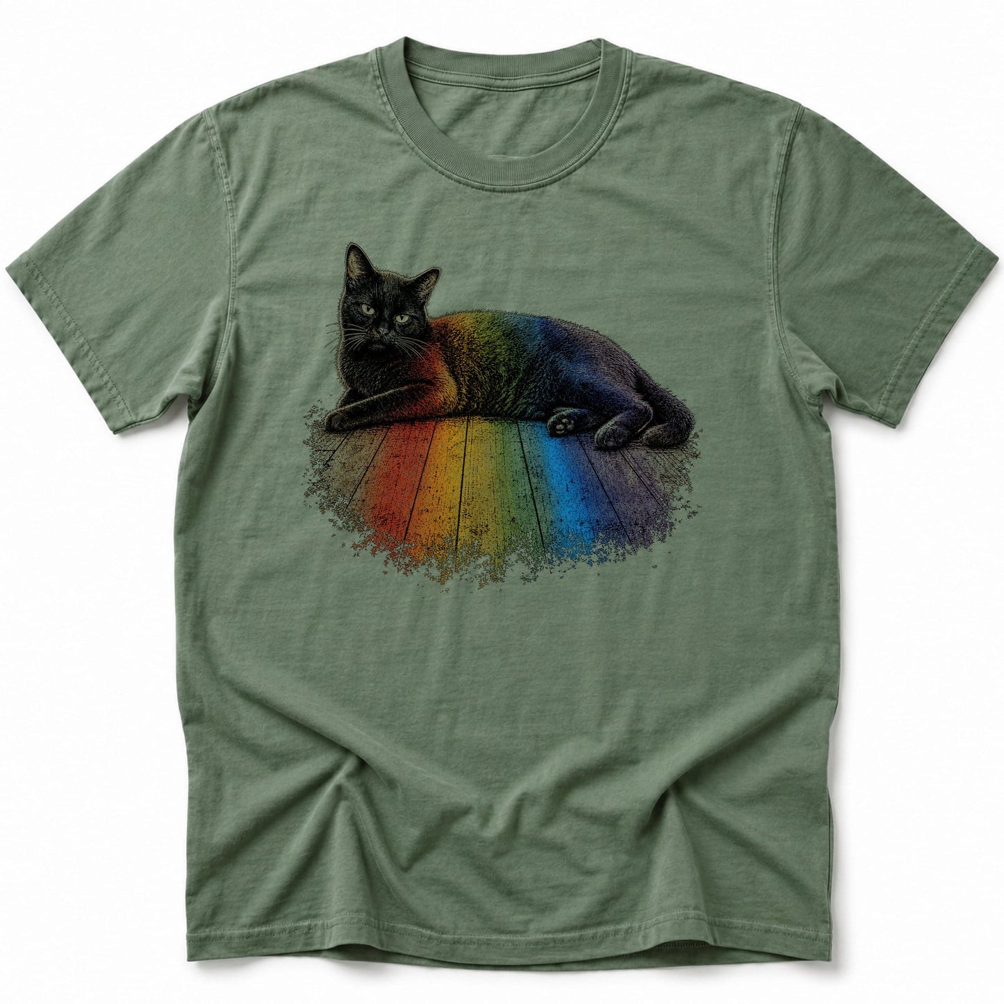 Rainbow Drift T-Shirt Moss / S 30124745883792199642 T-Shirt