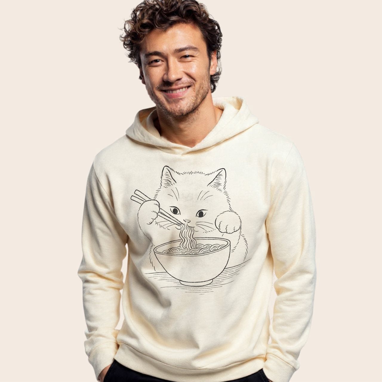 Ramen Meow Hoodie Hoodie