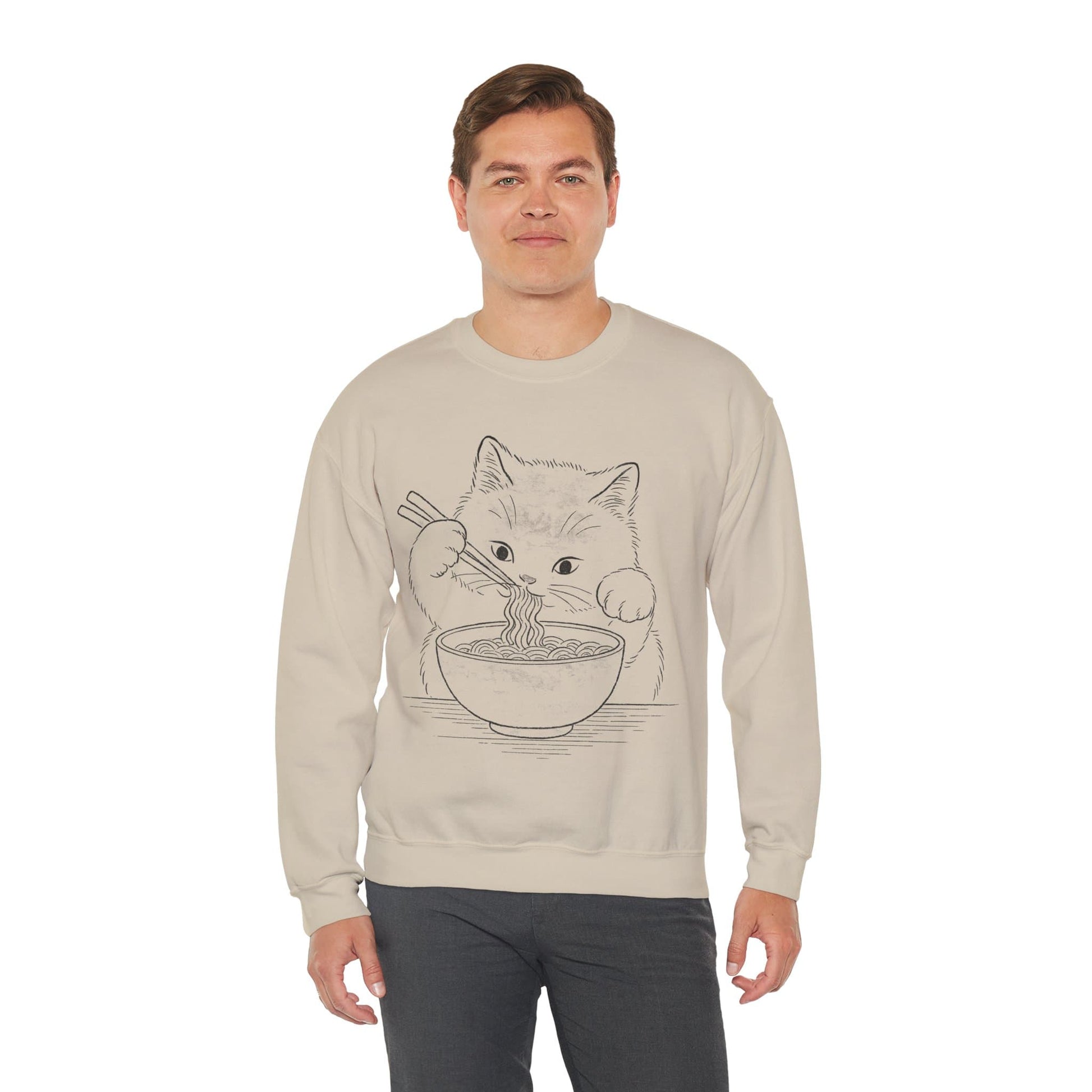 Ramen Meow Sweatshirt Sweatshirt