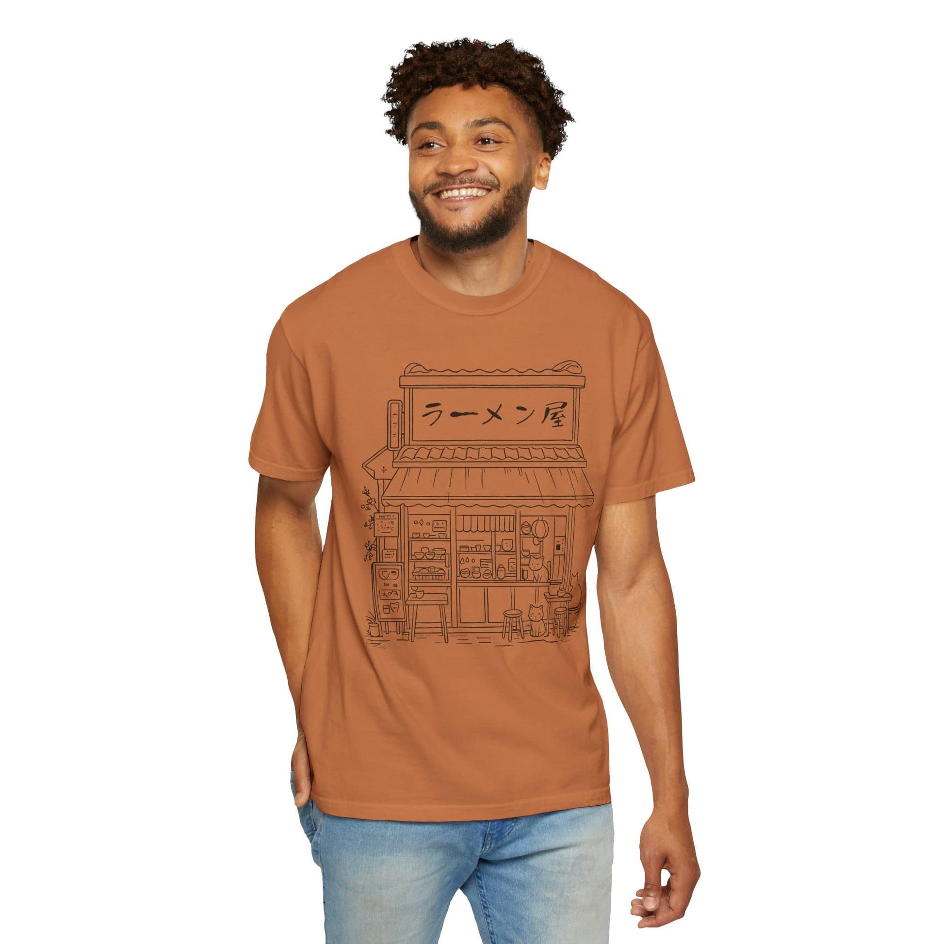 Ramen Shop T-Shirt  – Softest Cat Tee on Earth T-Shirt
