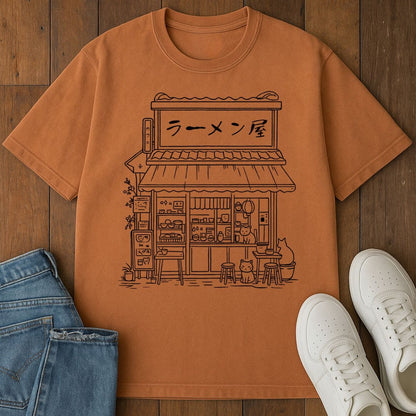 Ramen Shop T-Shirt  – Softest Cat Tee on Earth Yam / S 60218523272132449329 T-Shirt