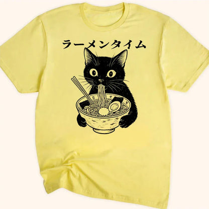 Ramen Time Everyday Softstyle Tee Cornsilk / S 32954097670376613380 T-Shirt