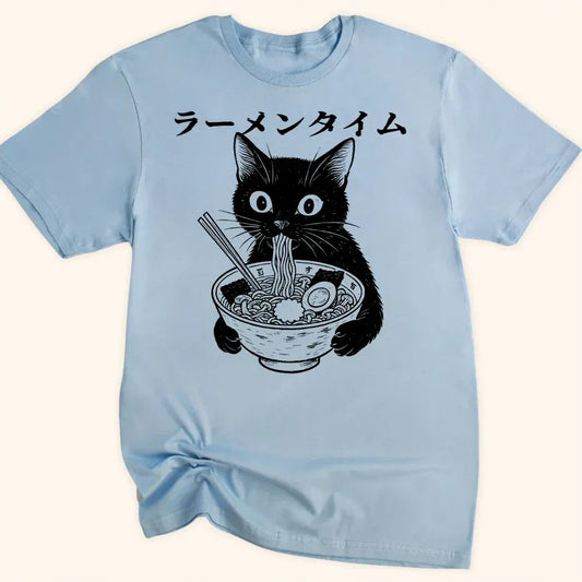 Ramen Time Everyday Softstyle Tee Light Blue / S 23785961050012897447 T-Shirt