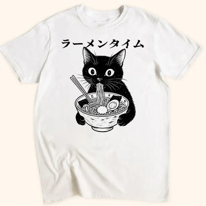 Ramen Time Everyday Softstyle Tee White / S 24062737615642722507 T-Shirt
