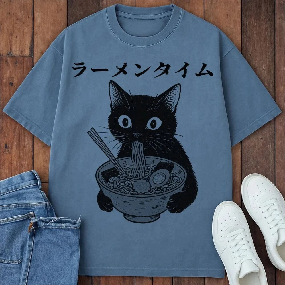 Ramen Time T-Shirt Blue Jean / S 24566436287623009797 T-Shirt