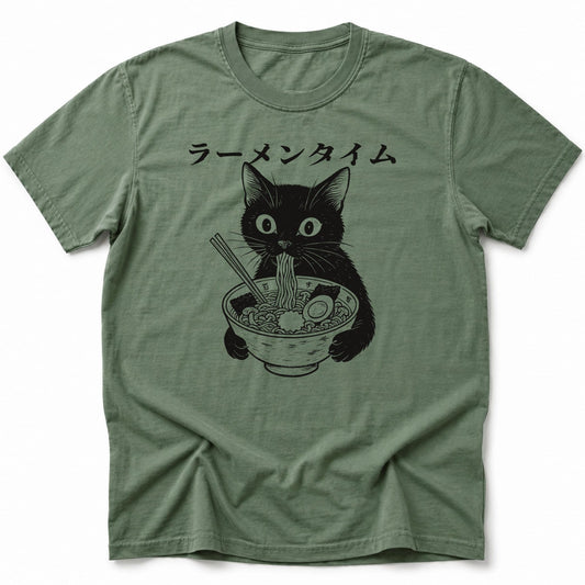 Ramen Time T-Shirt Moss / S 33110490862764092790 T-Shirt