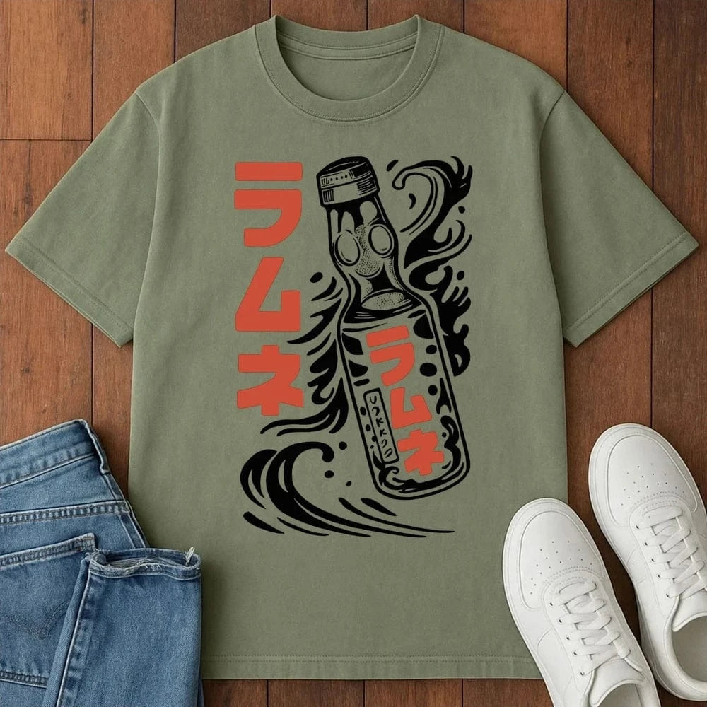 Ramune Up T-Shirt Moss / S 12543700808218189708 T-Shirt