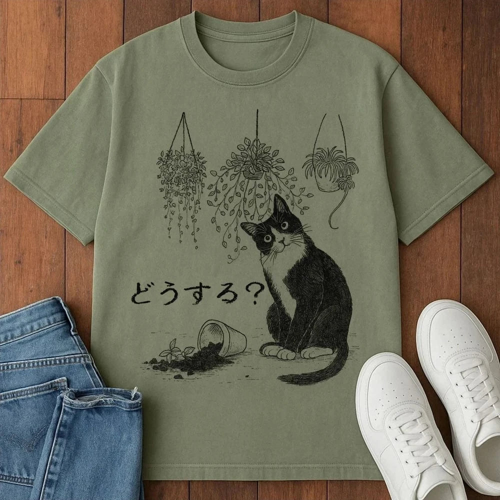 Rebel Whiskers T-Shirt Moss / S 29759556919879267735 T-Shirt