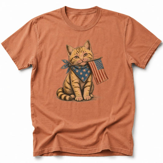 Red, White & Mew T-Shirt Yam / S 12659748810580278519 T-Shirt