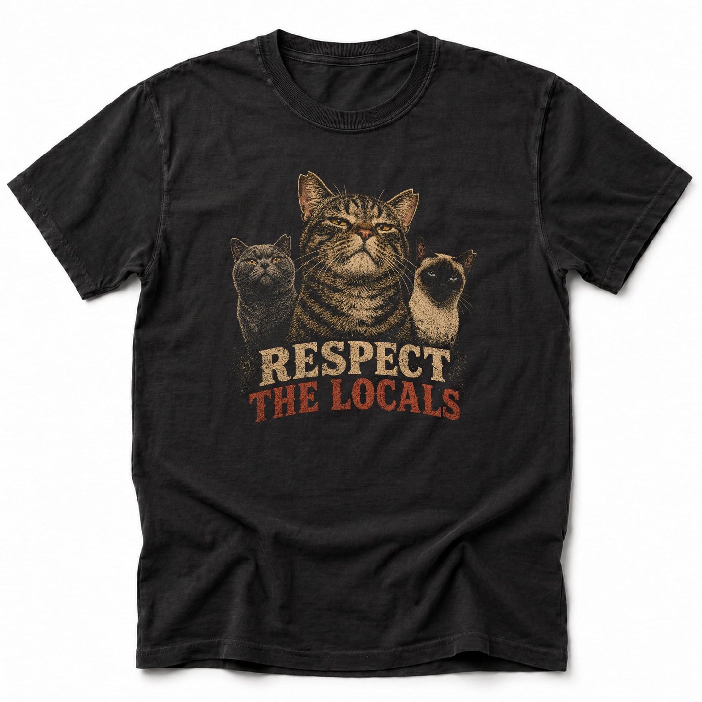 Respect The Locals T-Shirt Black / S 12407716250347053049 T-Shirt