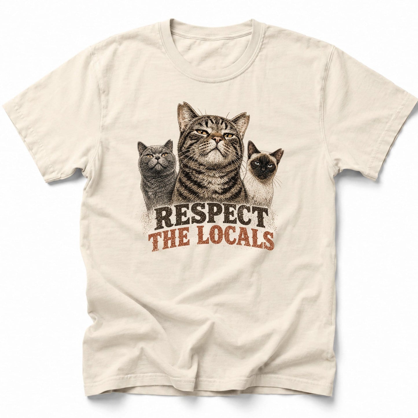 Respect The Locals T-Shirt Ivory / S 11847744252272803605 T-Shirt