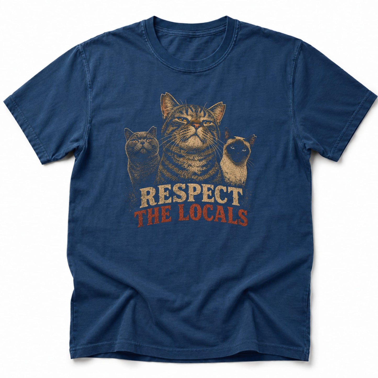 Respect The Locals T-Shirt Navy / S 33934962072699370107 T-Shirt