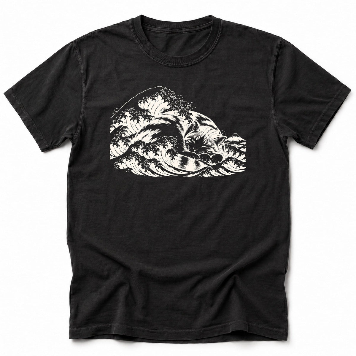 Resting Wave T-Shirt Black / S 13312624324378723066 T-Shirt