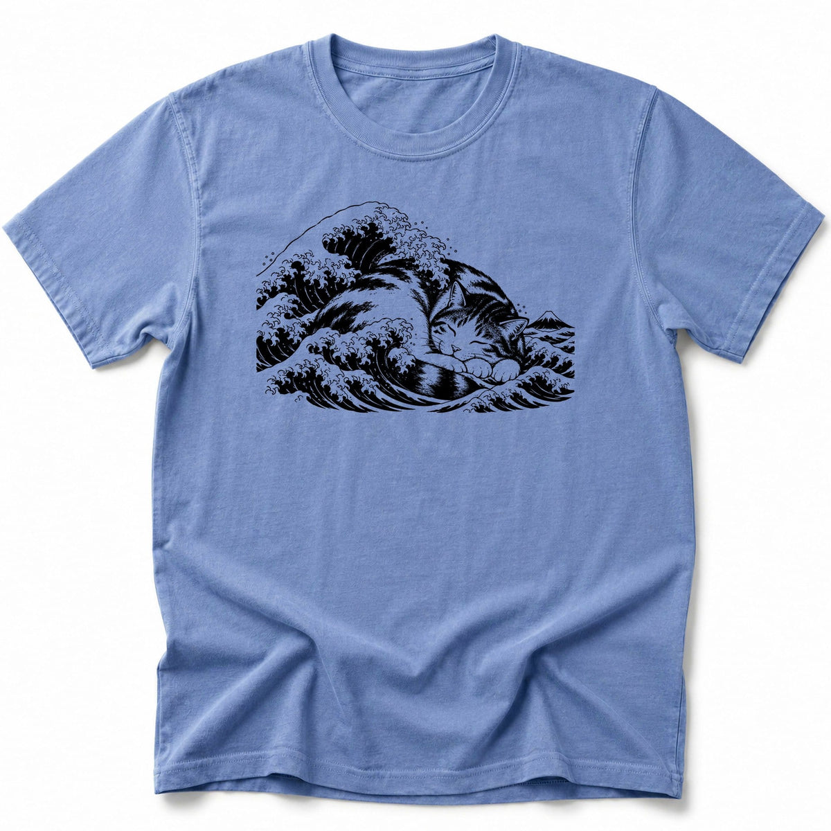 Resting Wave T-Shirt Blue Jean / S 20853890042305715635 T-Shirt
