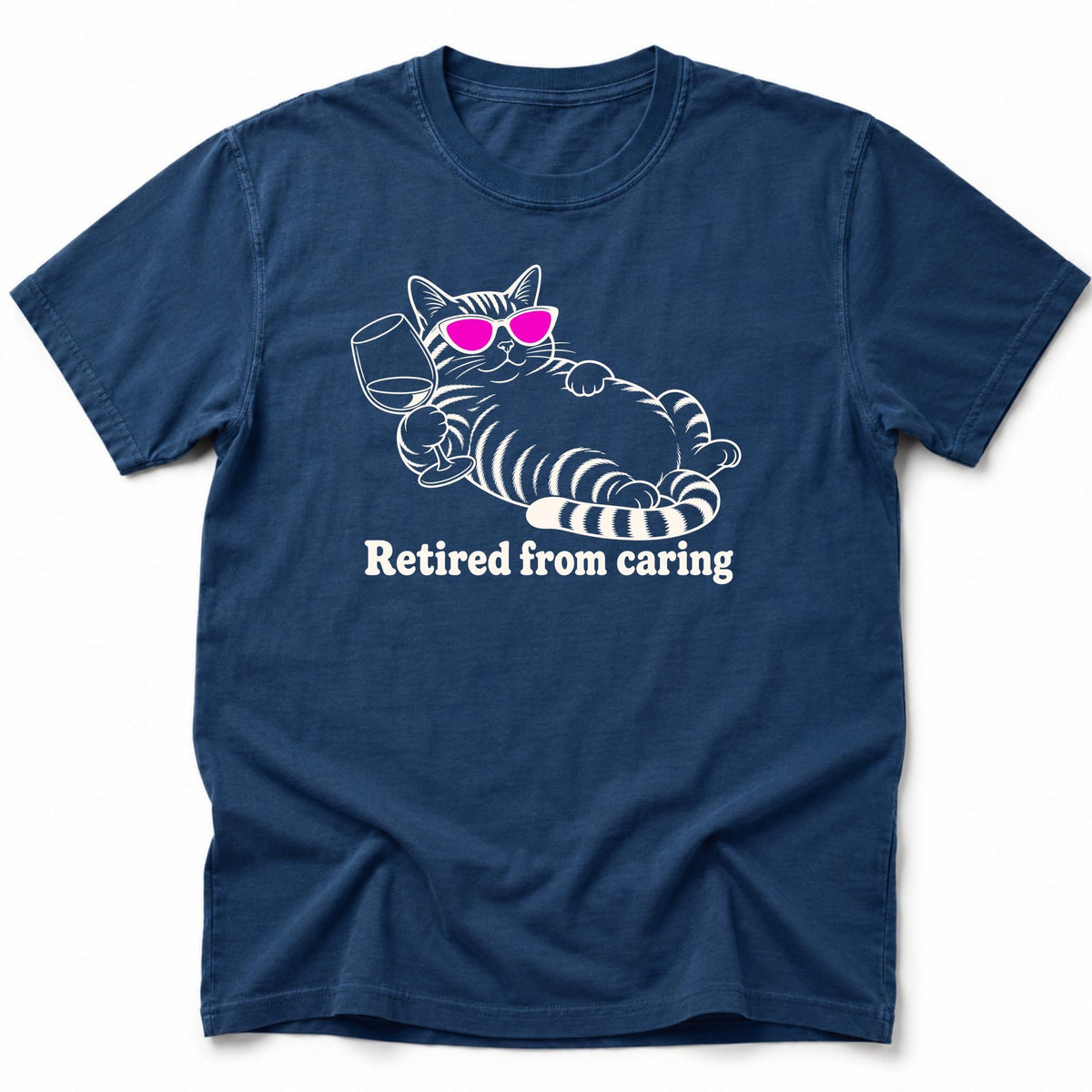 Retired T-Shirt Navy / S 25519519267724356760 T-Shirt