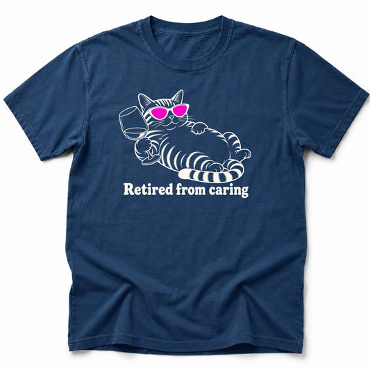 Retired T-Shirt Navy / S 25519519267724356760 T-Shirt