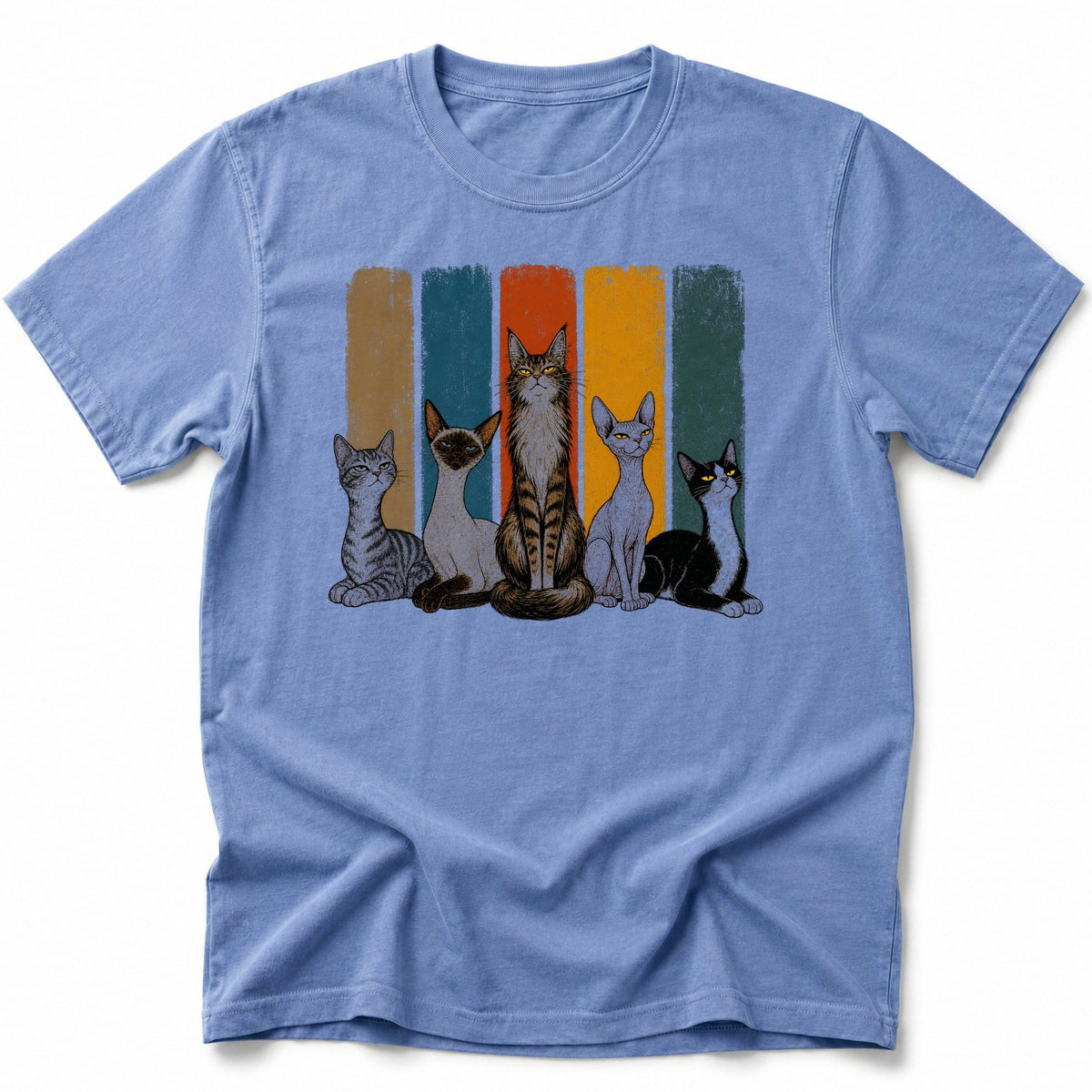 Retro Zen T-Shirt Blue Jean / S 17434624700301723311 T-Shirt