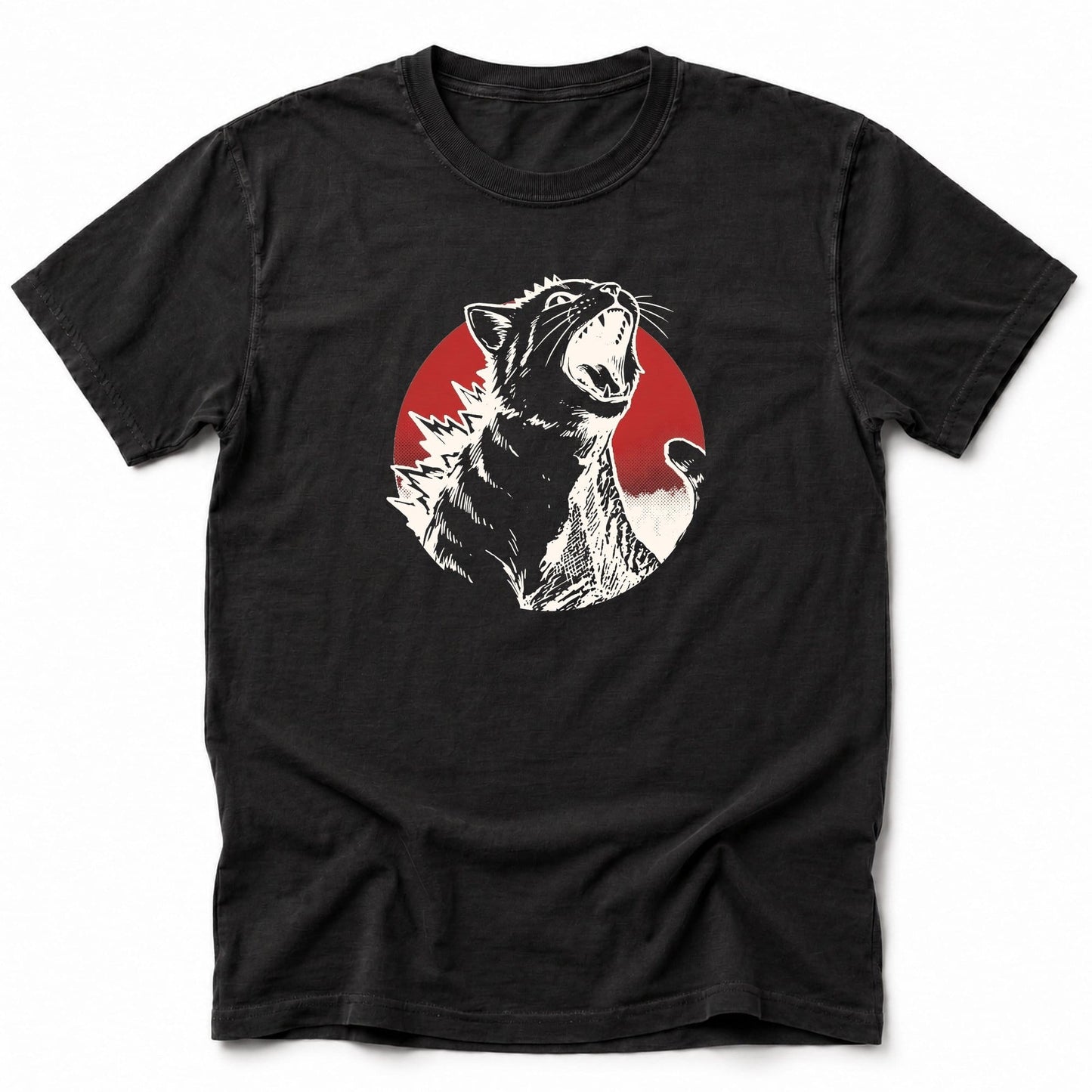 Rising Kyattojira Meow T-Shirt Black / S 11326869162702465919 T-Shirt