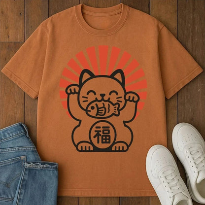 Rising Maneki T-Shirt Yam / S 15716289254599674251 T-Shirt
